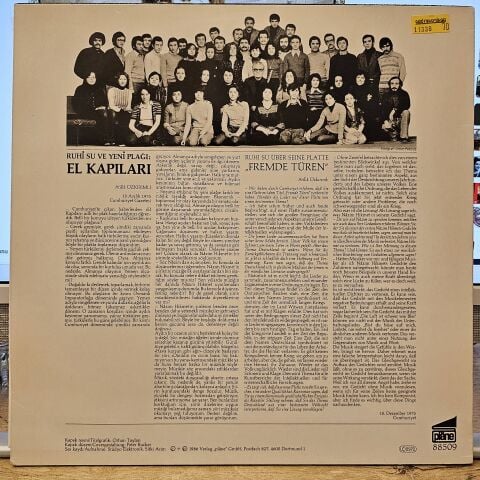 Ruhi Su With Sümeyra Çakır & Dostlar Korosu – El Kapıları (Fremde Türen) LP PLAK