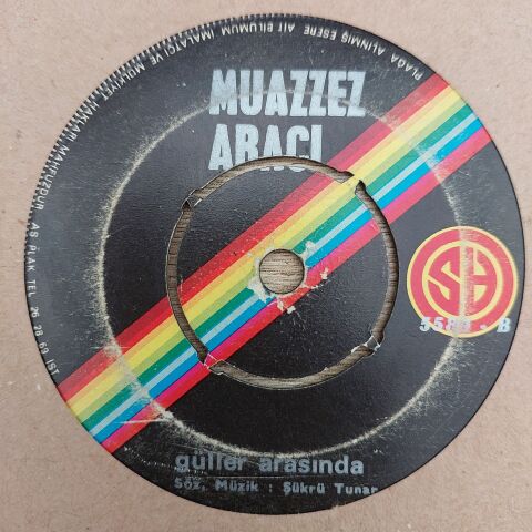 Muazzez Abacı – Kadehinde Zehir Olsa / Güller Arasında 45LİK PLAK