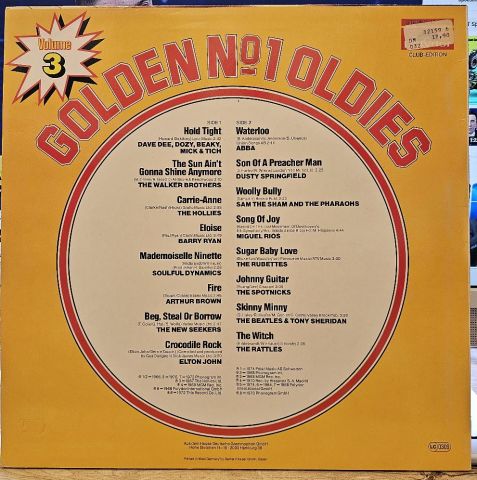 Various – Golden No. 1 Oldies Volume 3 LP PLAK