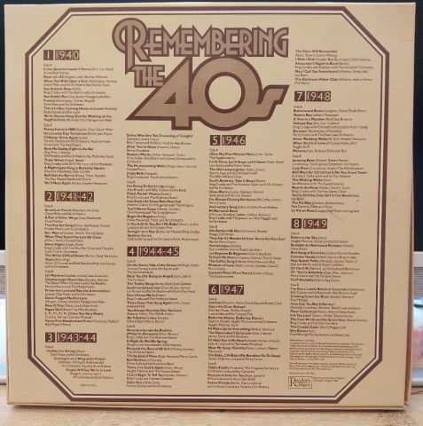 Various – Remembering The 40s LP PLAK (BOX SET 8 PLAK)