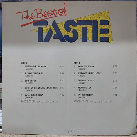 Taste – The Best Of Taste LP PLAK