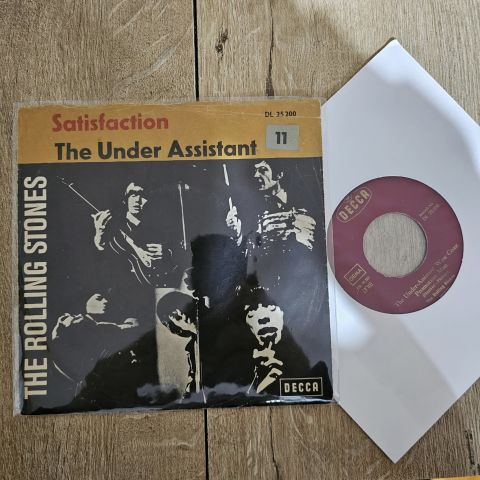 The Rolling Stones – Satisfaction / The Under Assistant 45LİK PLAK
