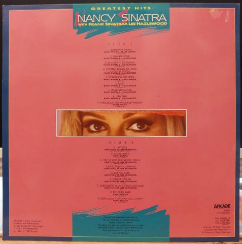 Nancy Sinatra With Frank Sinatra And Lee Hazlewood – Greatest Hits LP PLAK