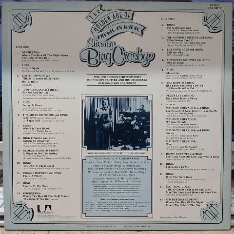 Bing Crosby – The Golden Age Of American Radio LP PLAK
