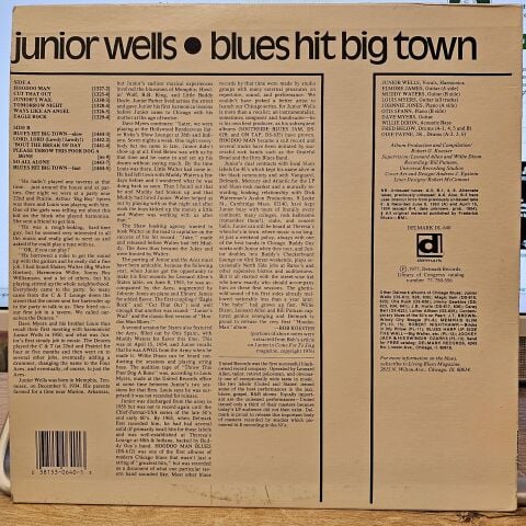 Junior Wells – Blues Hit Big Town LP PLAK