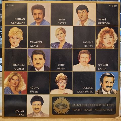 ÇEŞTİLİ SANATÇILAR - YERLİ TOPLAMA LP PLAK