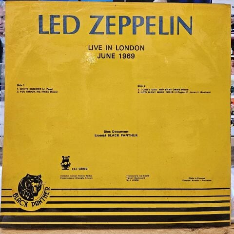Led Zeppelin – Live In London LP PLAK