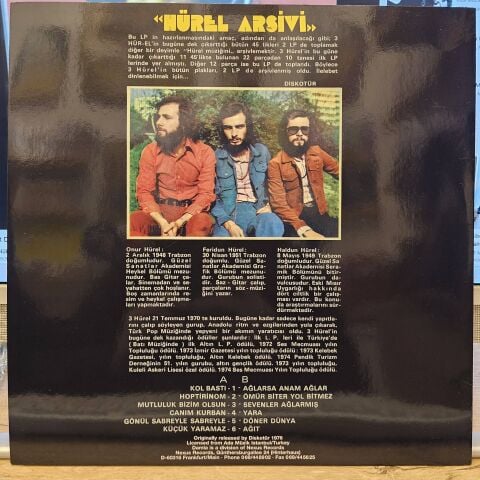 3 Hür-El – Hürel Arşivi LP PLAK