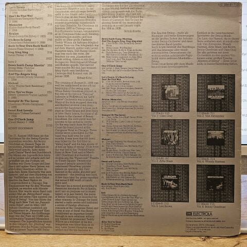 Benny Goodman – Masters Of Swing Vol. 6 LP PLAK