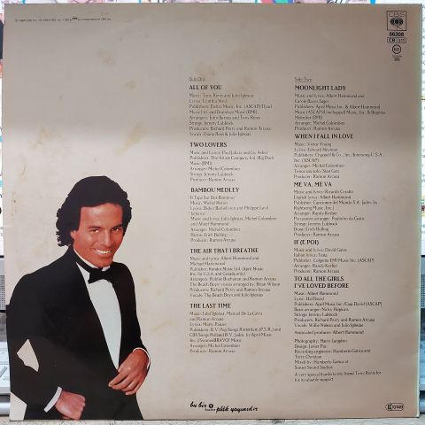 Julio Iglesias – 1100 Bel Air Place LP PLAK