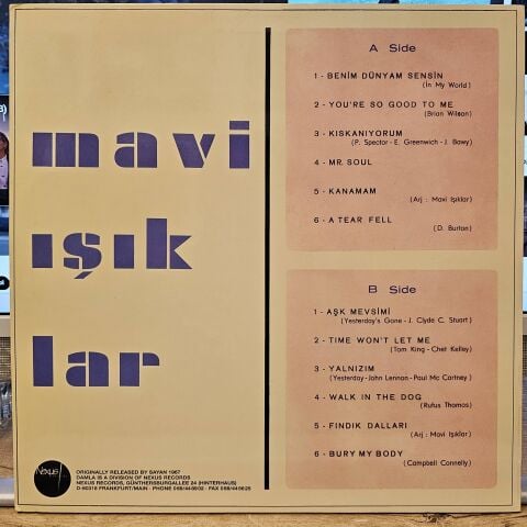 Mavi Işıklar – Mavi Işıklar LP PLAK