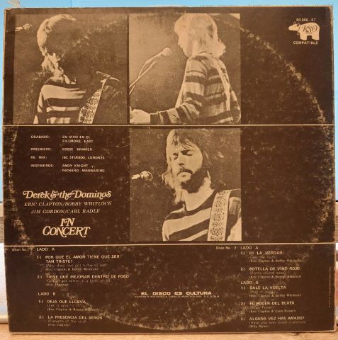 Derek & The Dominos – In Concert LP PLAK