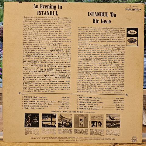 Çeşitli Sanatçılar – An Evening In Istanbul LP PLAK