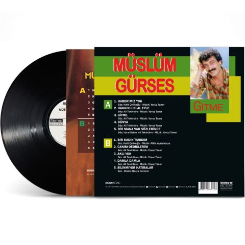 MÜSLÜM GÜRSES - GİTME LP PLAK