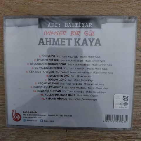 AHMET KAYA - ADI BAHTİYAR İYİMSER BİR GÜL CD