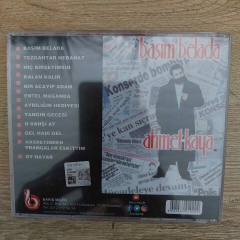 AHMET KAYA - BAŞIM BELADA CD
