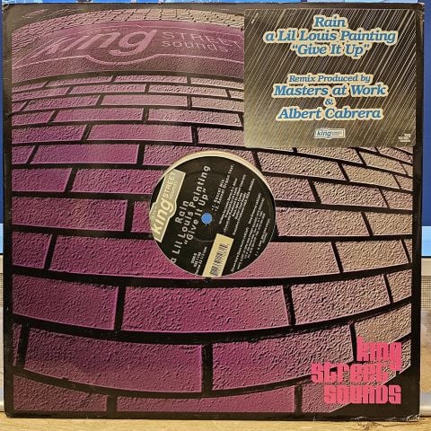 Rain , A Lil Louis Painting – Give It Up LP PLAK
