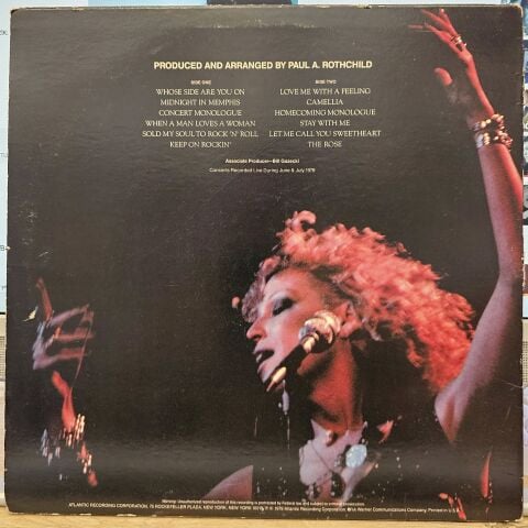 Bette Midler – The Rose - The Original Soundtrack Recording LP PLAK