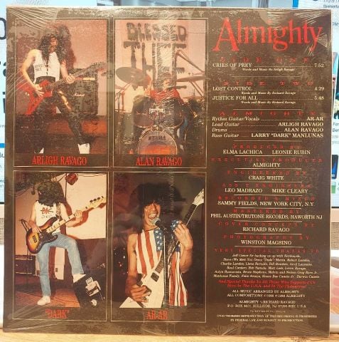 Almighty – Cries of Prey LP PLAK