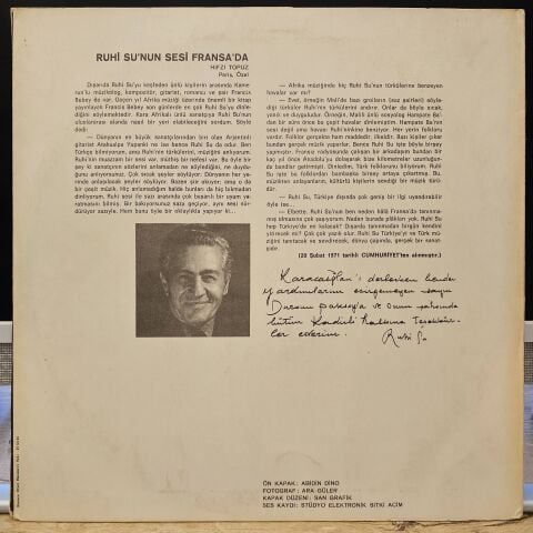 Ruhi Su – Karacaoğlan LP PLAK