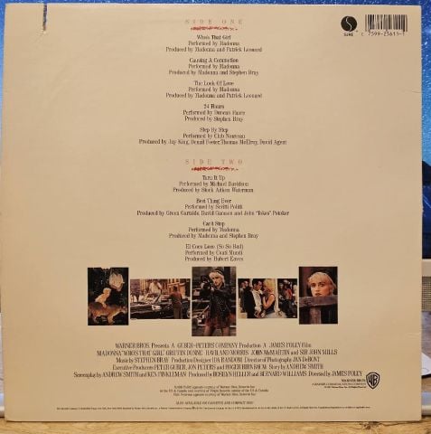 Madonna – Whos That Girl (Original Motion Picture Soundtrack) LP PLAK