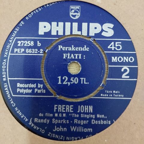 John William – La Chanson De Lara 45LİK PLAK