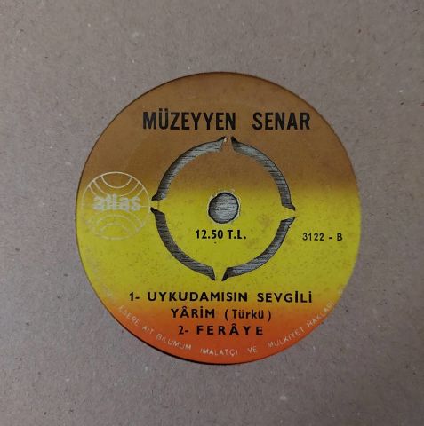 MÜZEYYEN SENAR - BİR DOST BULAMADIM GÜN AKŞAM OLDU 45LİK PLAK