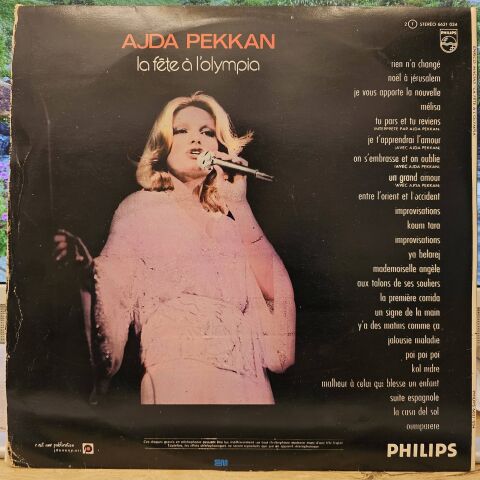 Enrico Macias & Ajda Pekkan – La Féte À L’Olympia LP PLAK