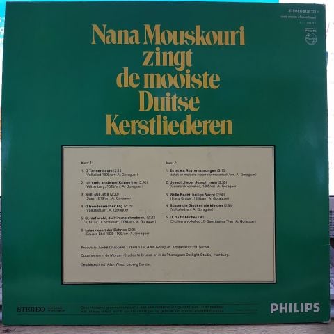 Nana Mouskouri – Nana Mouskouri Zingt De Mooiste Duitse Kerstliederen LP PLAK