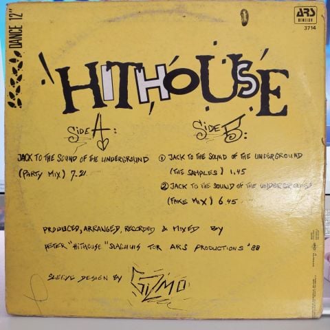 Hithouse – Jack To The Sound Of The Underground LP PLAK
