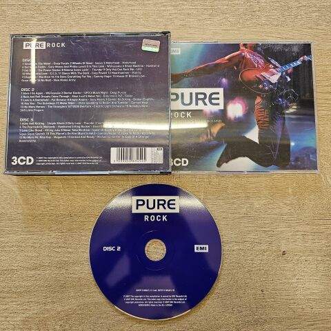 PURE ROCK - 45 ORIGINAL HİTS BY THE ARTİSTS CD