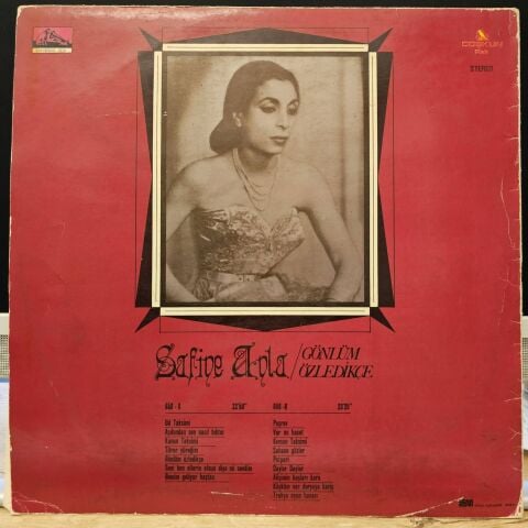 Safiye Ayla – Gönlüm Özledikçe LP PLAK