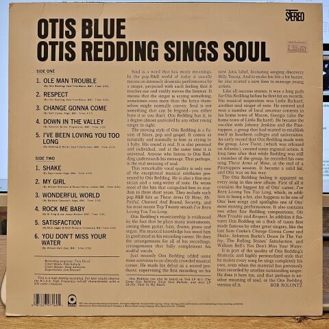 Otis Redding – Otis Blue / Otis Redding Sings Soul LP PLAK
