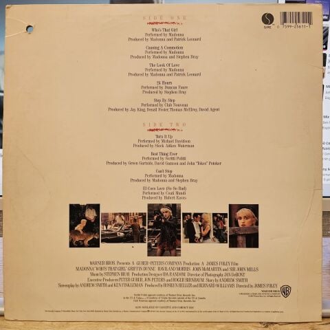 Madonna – Whos That Girl (Original Motion Picture Soundtrack) LP PLAK