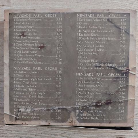NEVİZADE MEYHANE ŞARKILARI CD