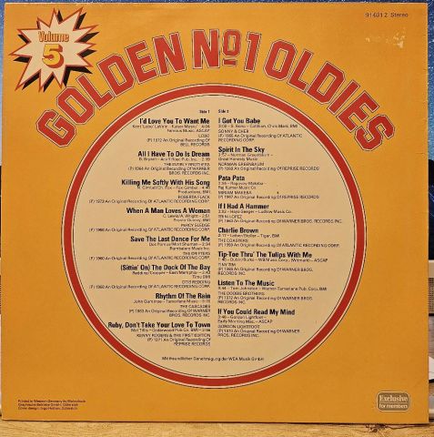 Various – Golden No. 1 Oldies Volume 5 LP PLAK