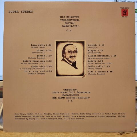Özdemir Erdoğan – Jazz Session LP PLAK