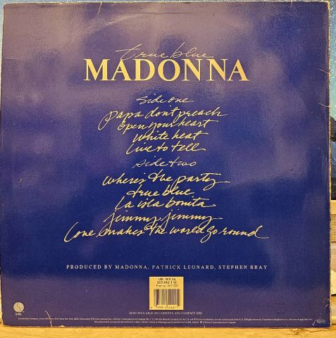 Madonna – True Blue LP PLAK