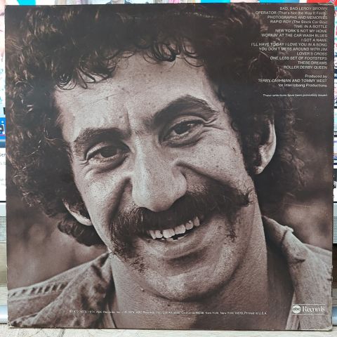 Jim Croce – Photographs & Memories (His Greatest Hits) LP PLAK