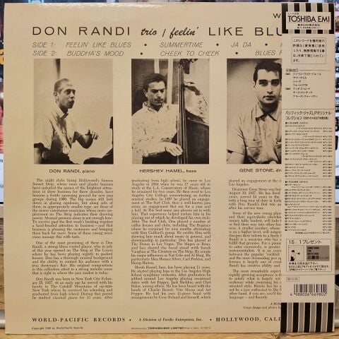 Don Randi Trio – Feelin' Like Blues LP PLAK