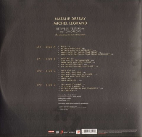 Natalie Dessay, Michel Legrand – Between Yesterday And Tomorrow LP PLAK