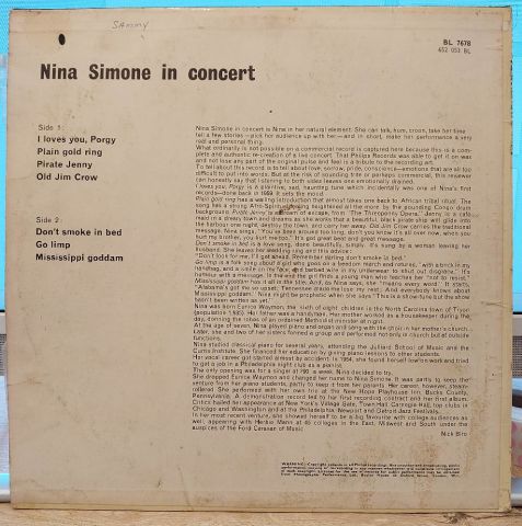 Nina Simone – In Concert LP PLAK