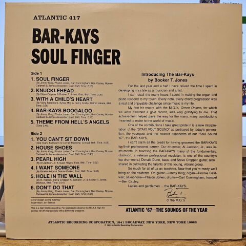 Bar-Kays – Soul Finger LP PLAK