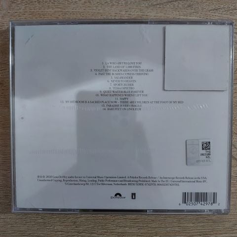 LANA DEL REY - VIOLET BENT BACK WARDS OVER THE GRASS CD