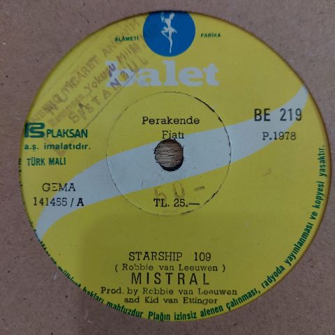 Mistral (2) – Starship 109 45LİK PLAK