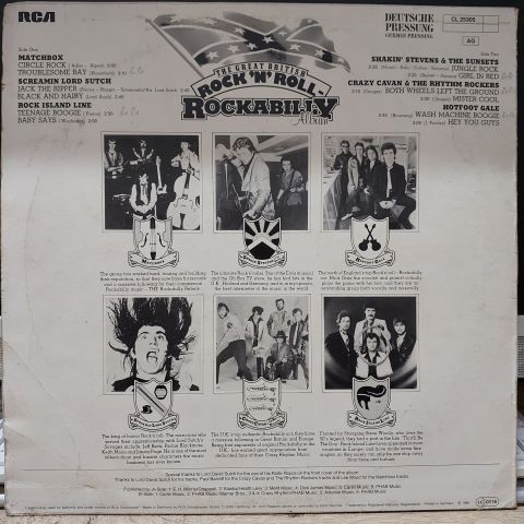Various – The Great British Rock 'N' Roll - Rockabilly Album LP PLAK