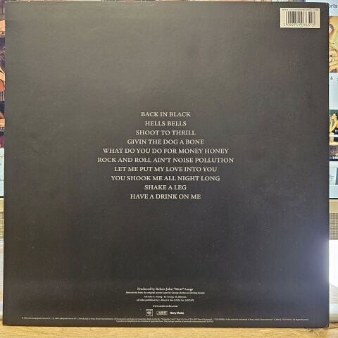 AC/DC – Back In Black LP PLAK