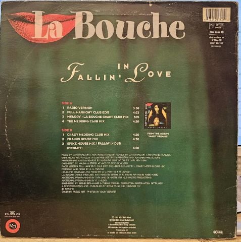 La Bouche – Fallin' In Love LP PLAK