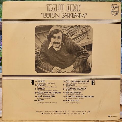 Tanju Okan – Bütün Şarkılarım LP PLAK