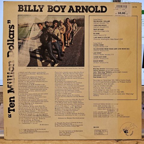 Billy Boy Arnold – Ten Million Dollars LP PLAK